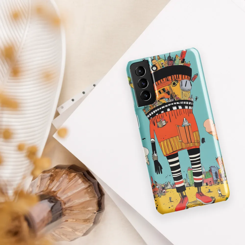 Urban Fantasia: A Whimsical Encounter | Phone Case |  S21 Plus | Snap Case | Glossy
