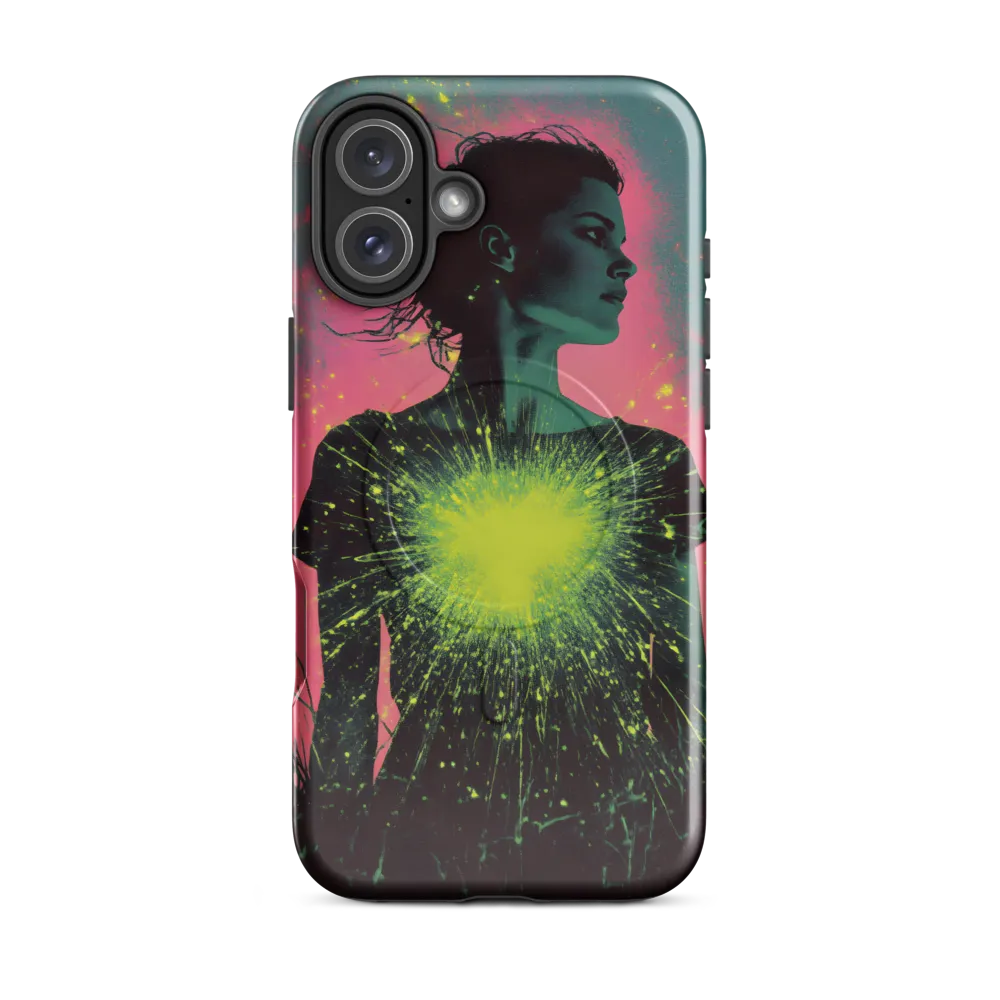 Cosmic Heart: A Surreal Portrait of Strength