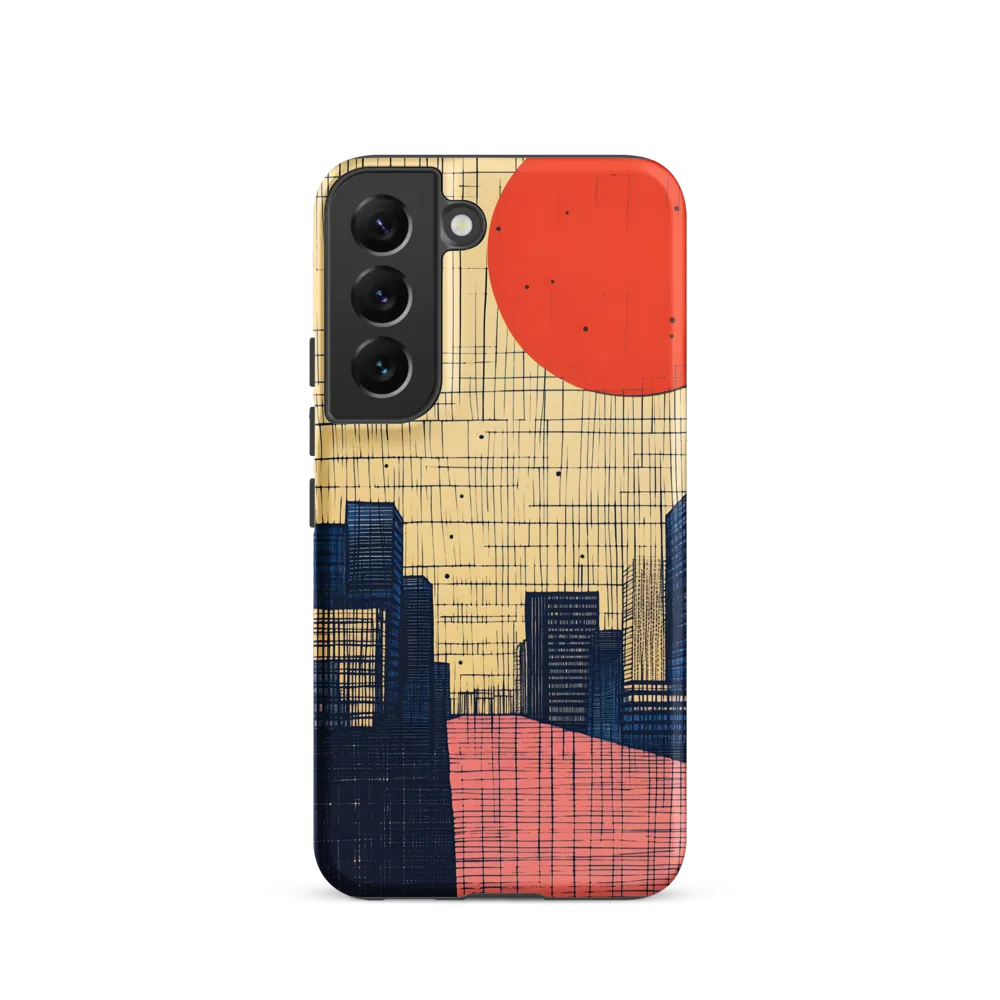 Urban Echoes: A Minimalist Cityscape