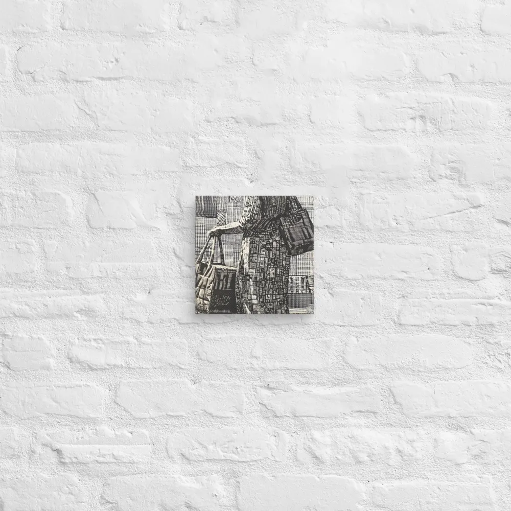 Urban Reflections: A Shopping Narrative | Canvas | 8″×8″