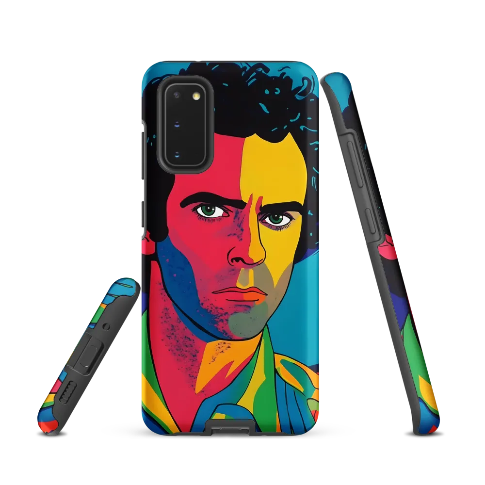Electric Visage: A Portrait of Vibrance