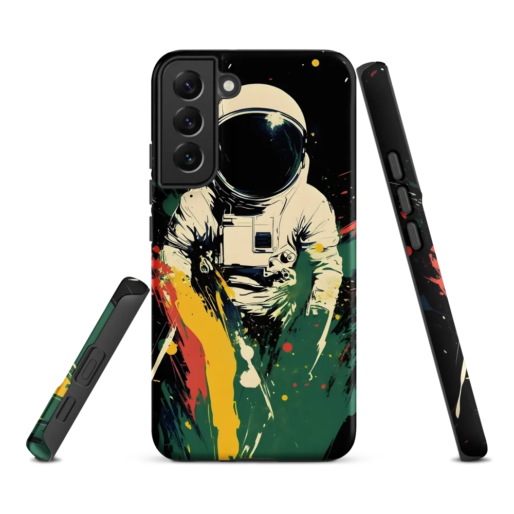 Cosmic Splash: The Astronaut's Journey