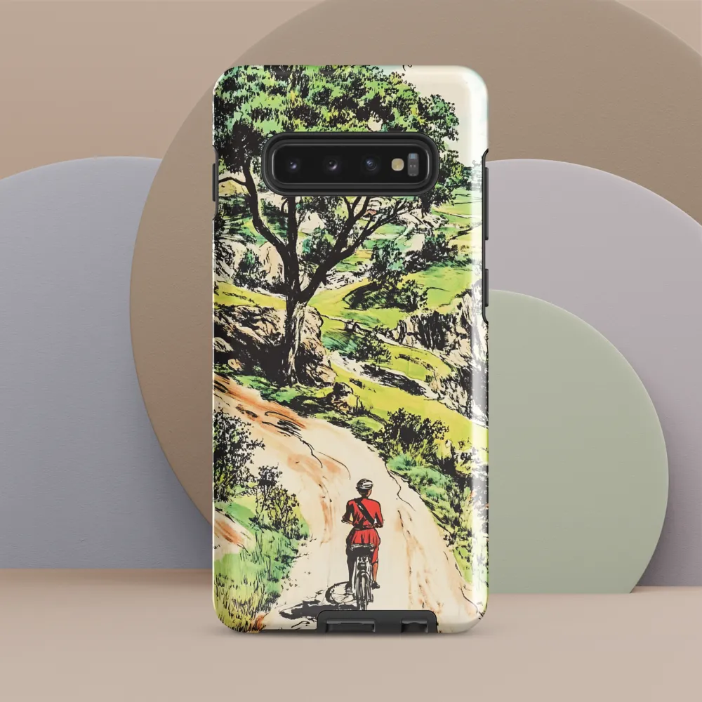 Riding Through Serenity | Phone Case |  S10 Plus | Tough Case | Glossy