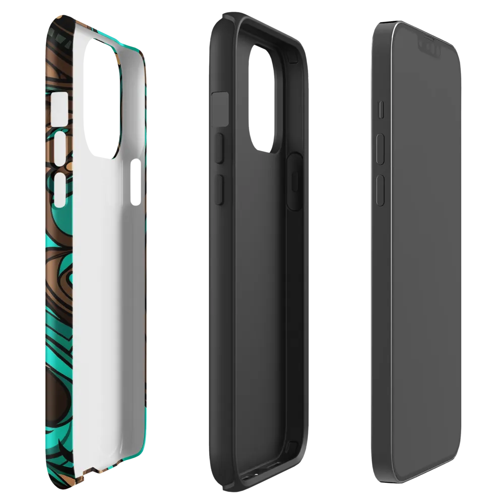 Fluctuating Currents | Phone Case |  13 Pro Max | Tough Case | Glossy