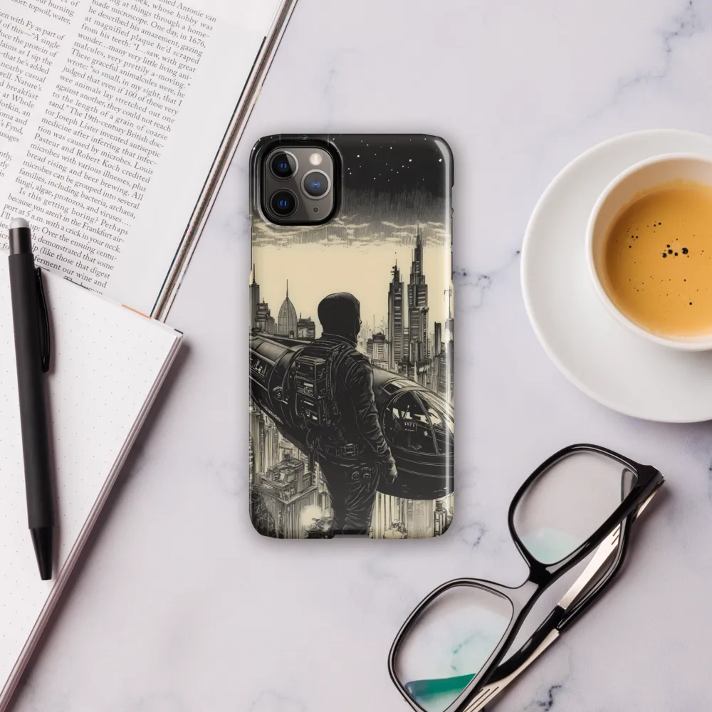 Pilot of the Dystopian Skies | Phone Case |  11 Pro Max | Snap Case | Glossy