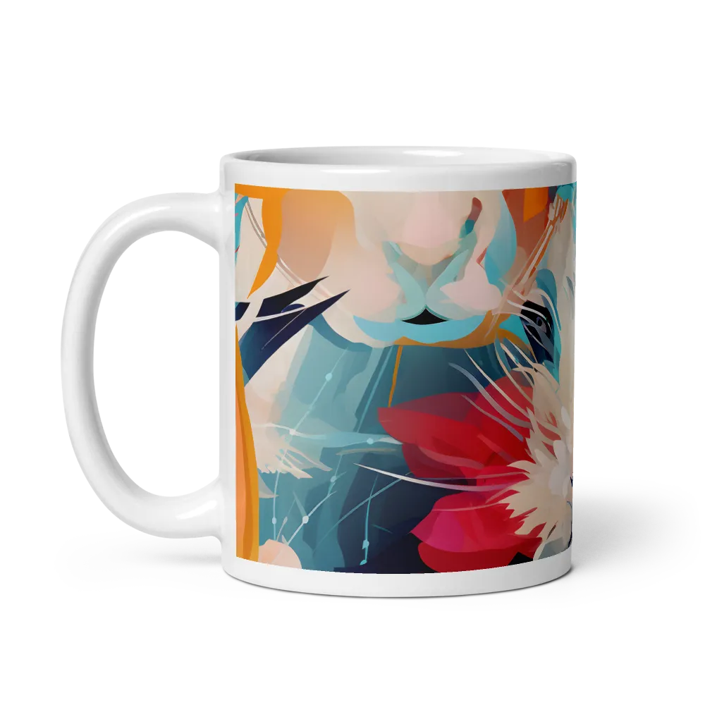 Whimsical Blooming Companions | Mug with White inside | 11 oz