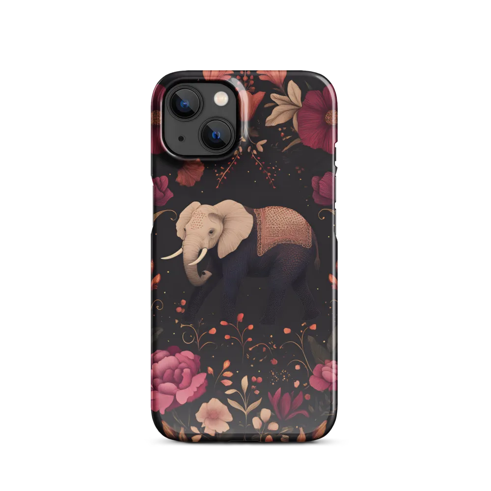 Whispers of the Wild: Elephants and Blooms