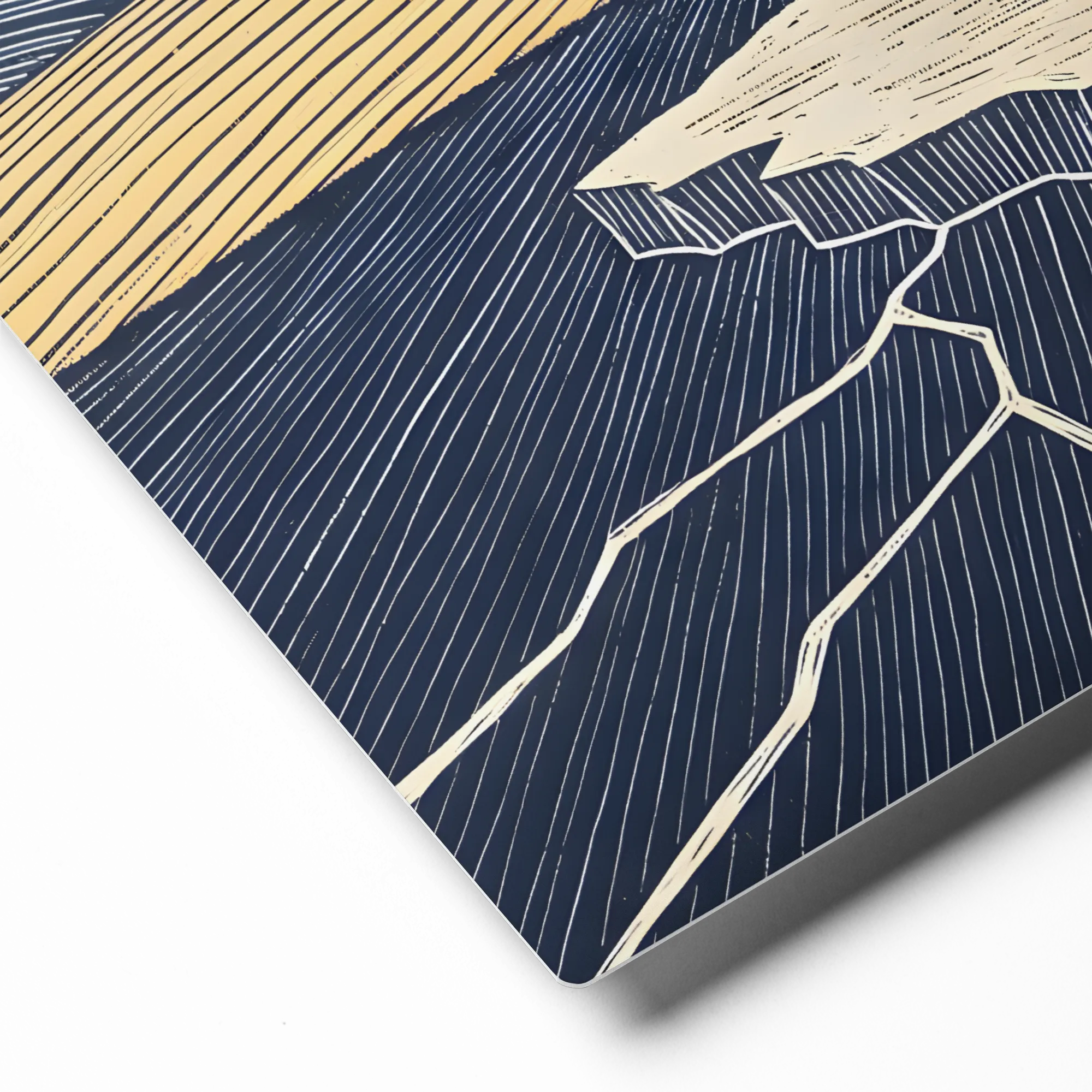 Solitary Penguin 
 Metal Print | 12″x 12″