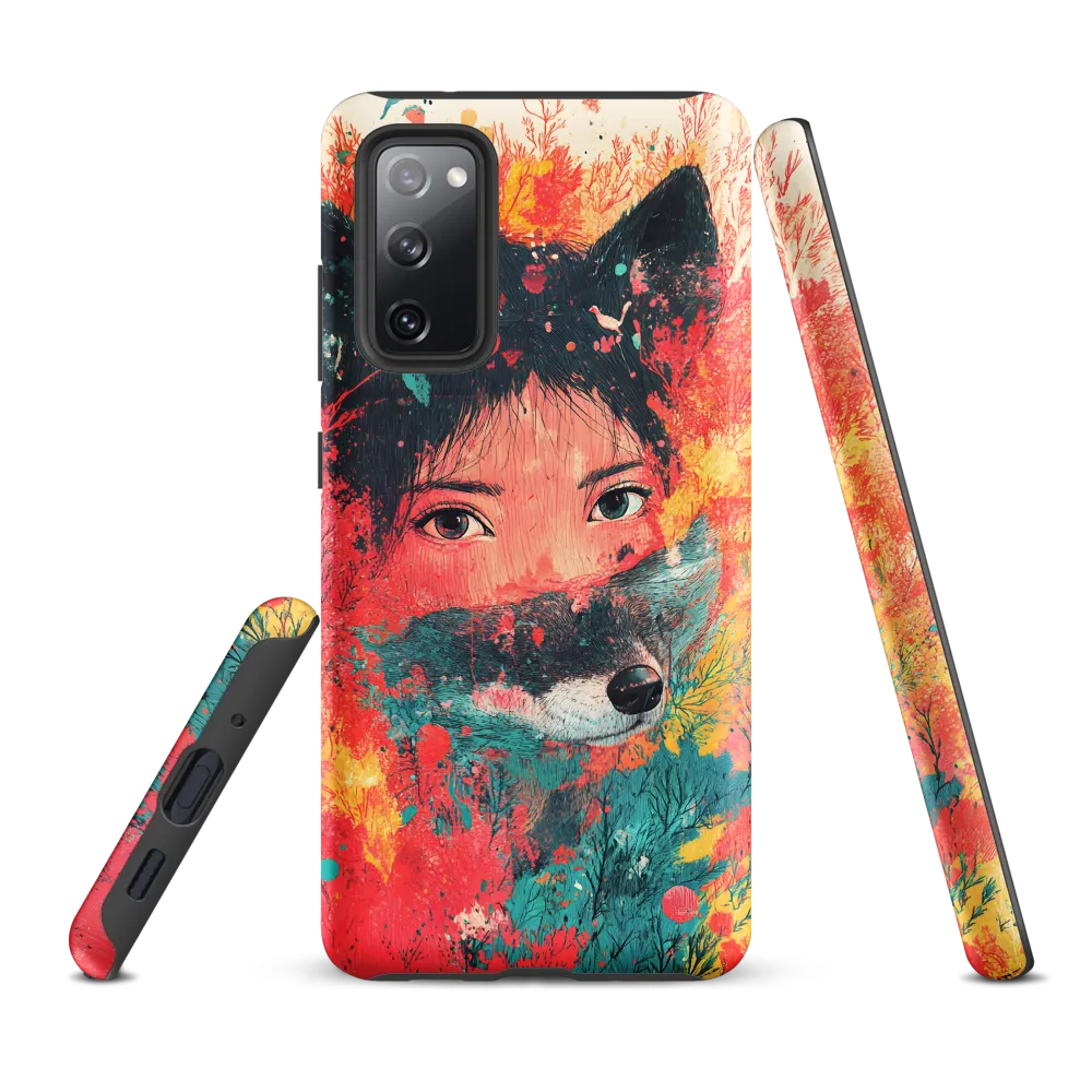 Harmony of Spirit: Girl and Wolf