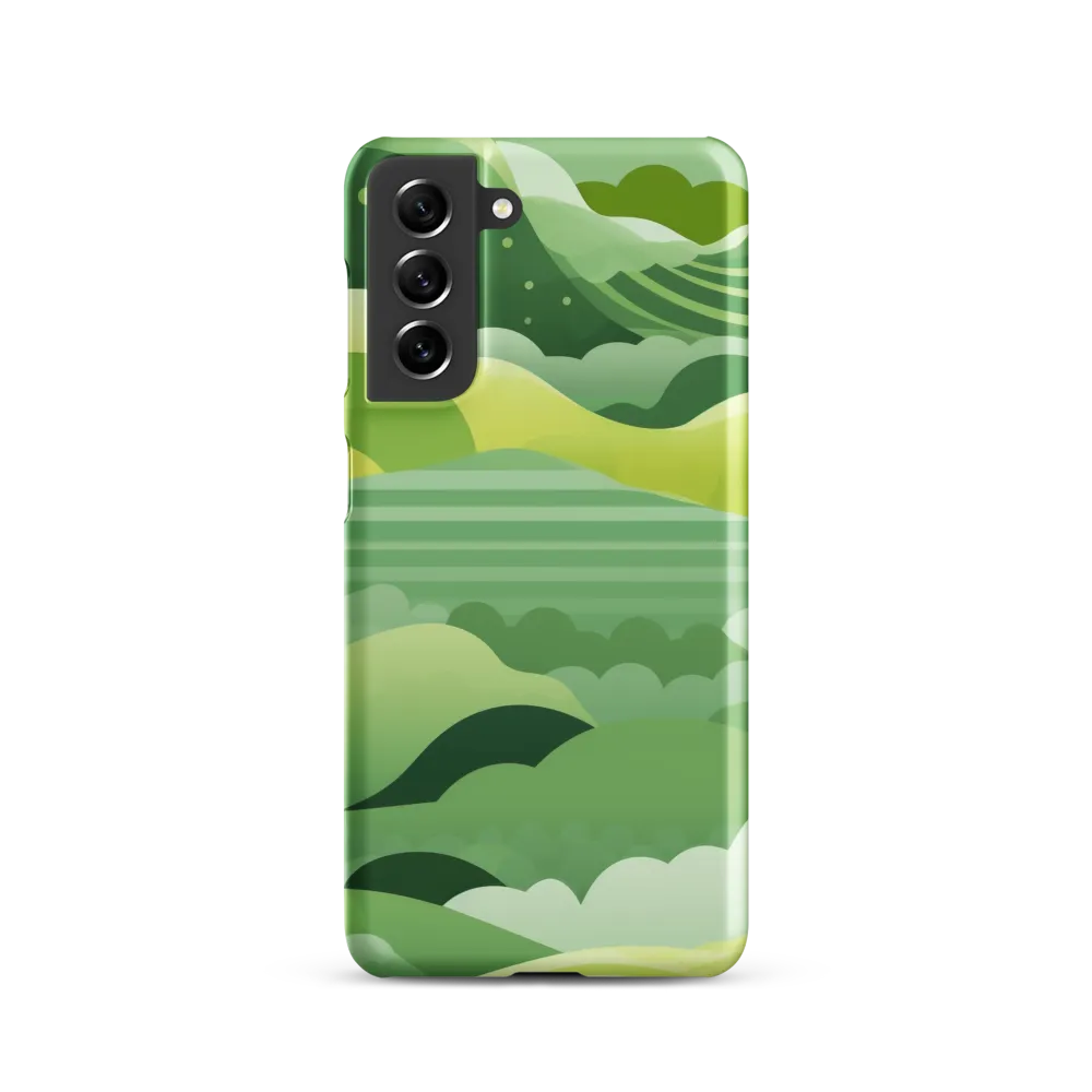 Tranquility in Green Waves