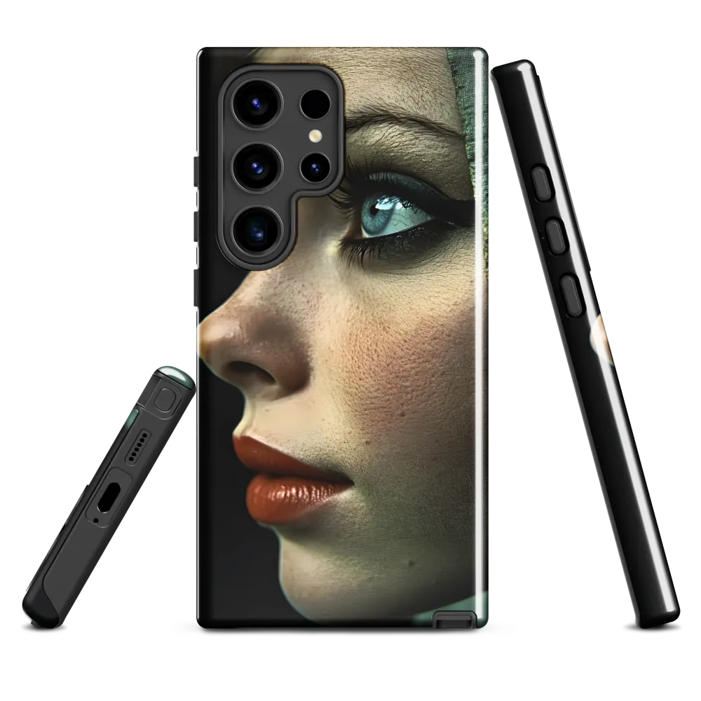 Gaze of Elegance | Phone Case |  S24 Ultra | Tough Case | Glossy