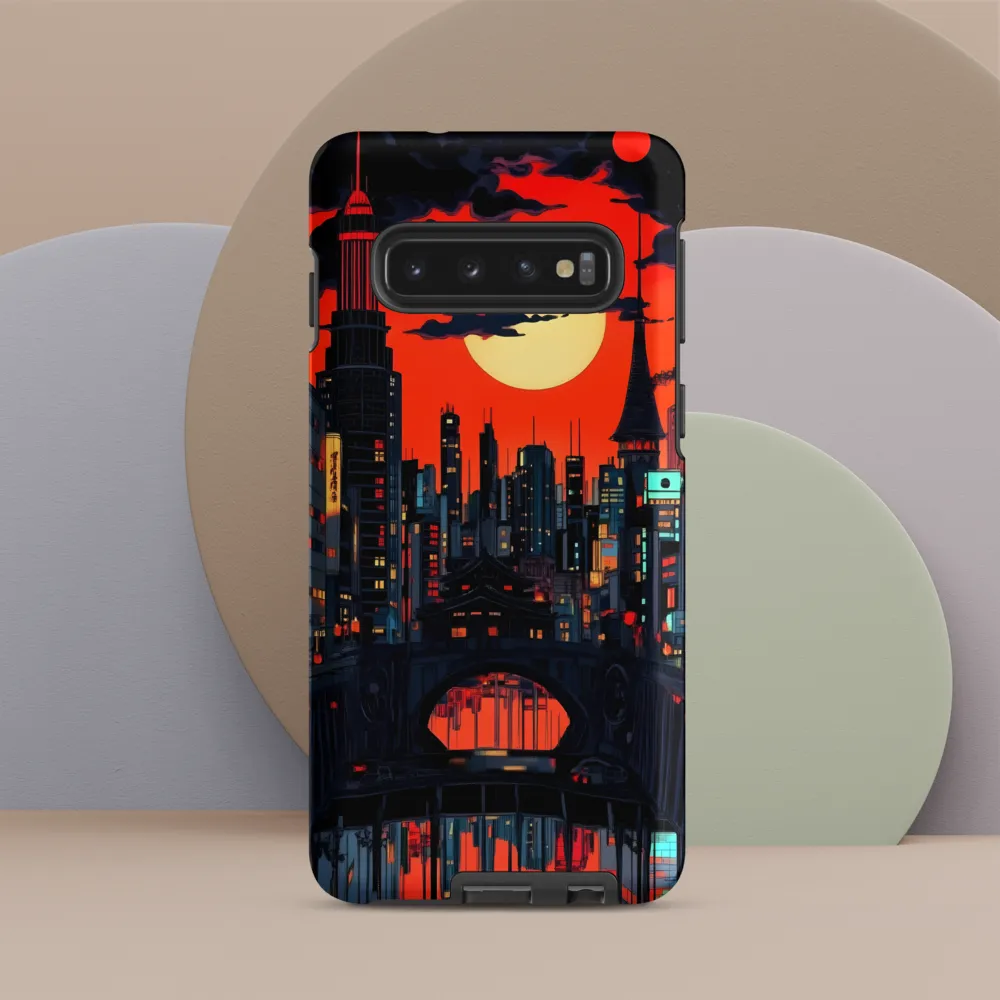 Nightfall in a Neon City