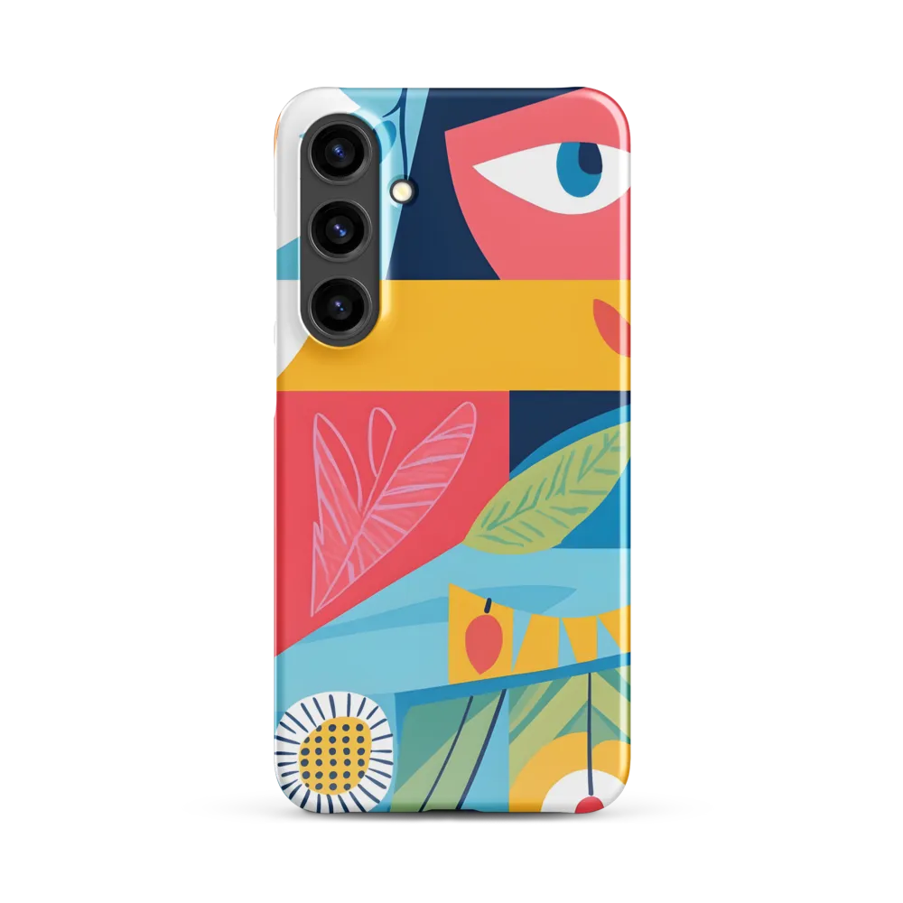 Vibrant Geometric Visage