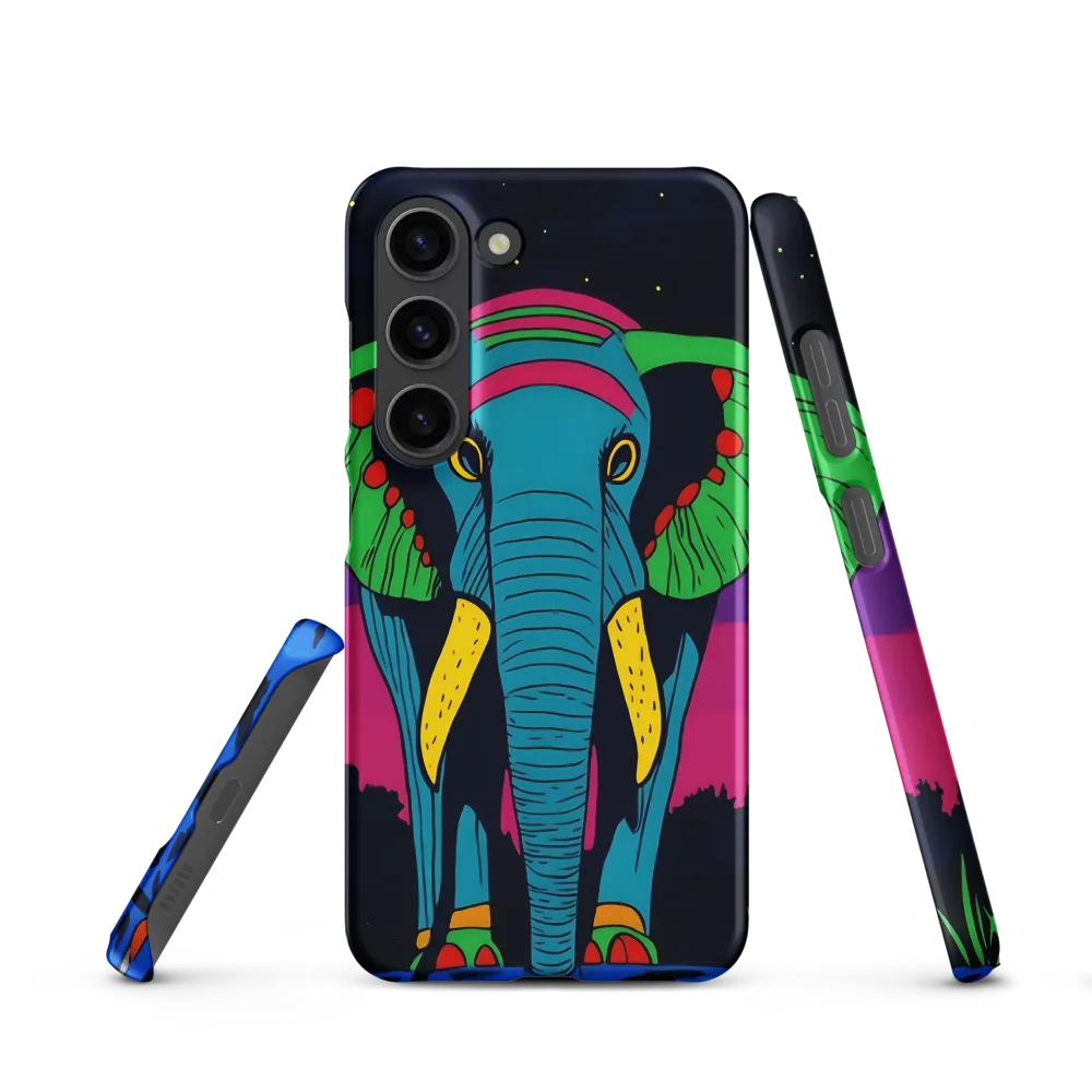Whimsical Majesty: The Vibrant Elephant