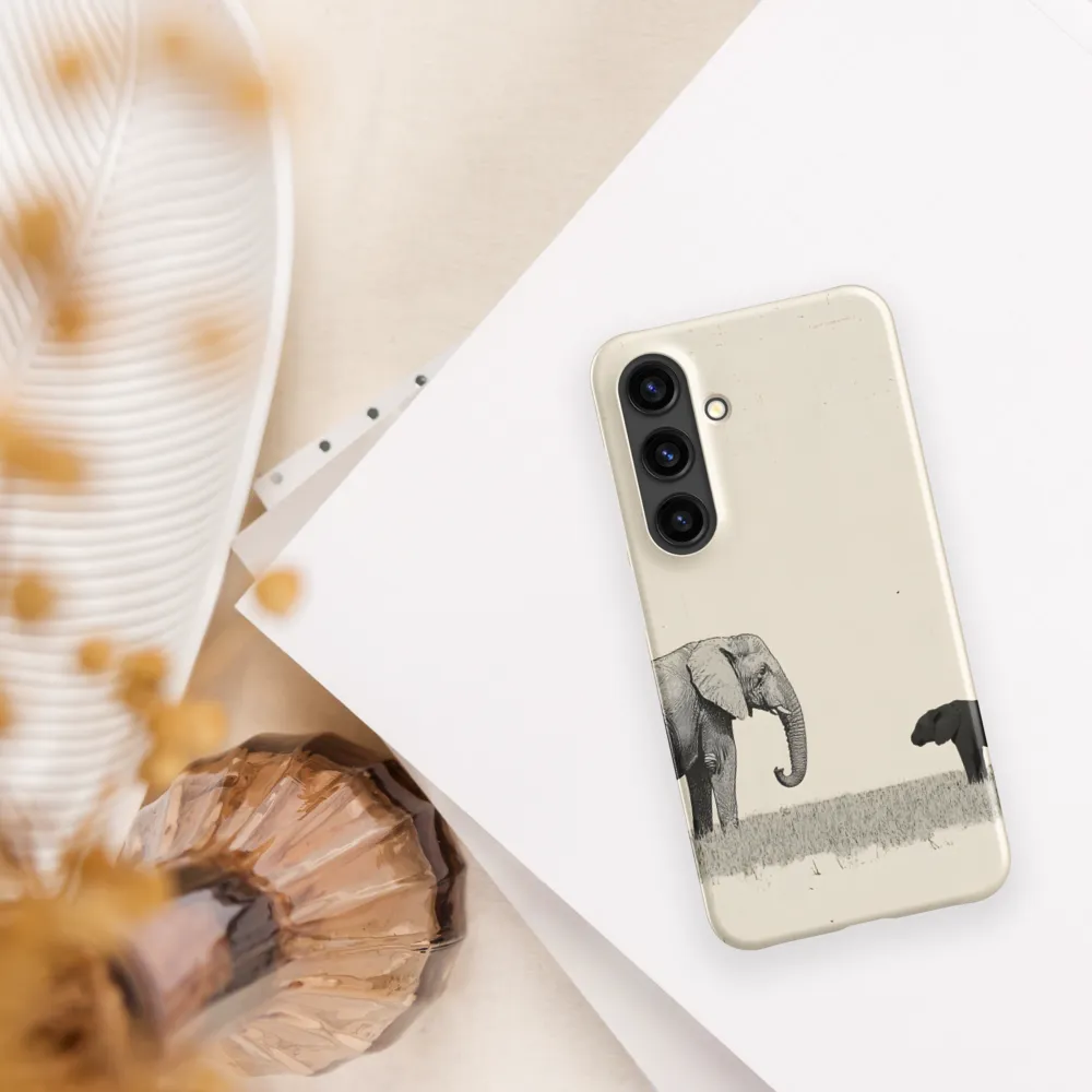 Contrasting Companions | Phone Case |  S24 | Snap Case | Matte