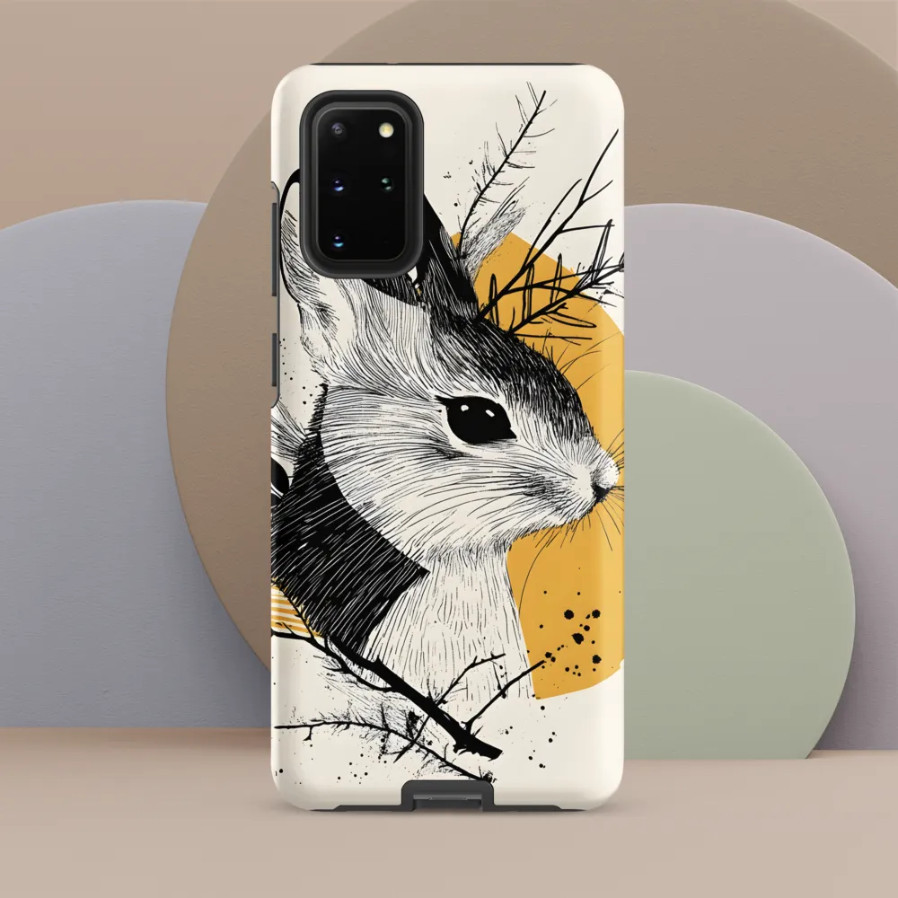 Ethereal Rabbit: A Study in Line Art