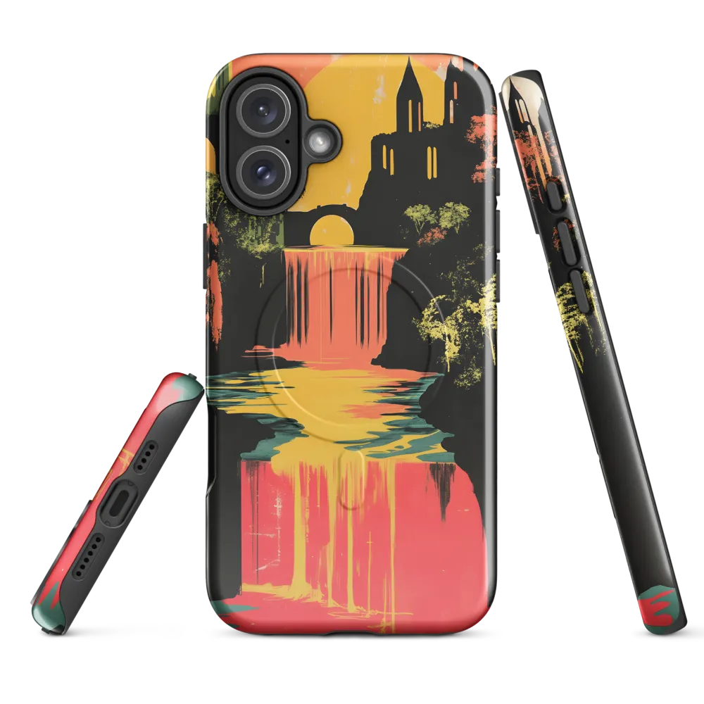 Elysian Echoes: A Surreal Reflections | Phone Case |  16 Plus | MagSafe® Tough Case | Glossy