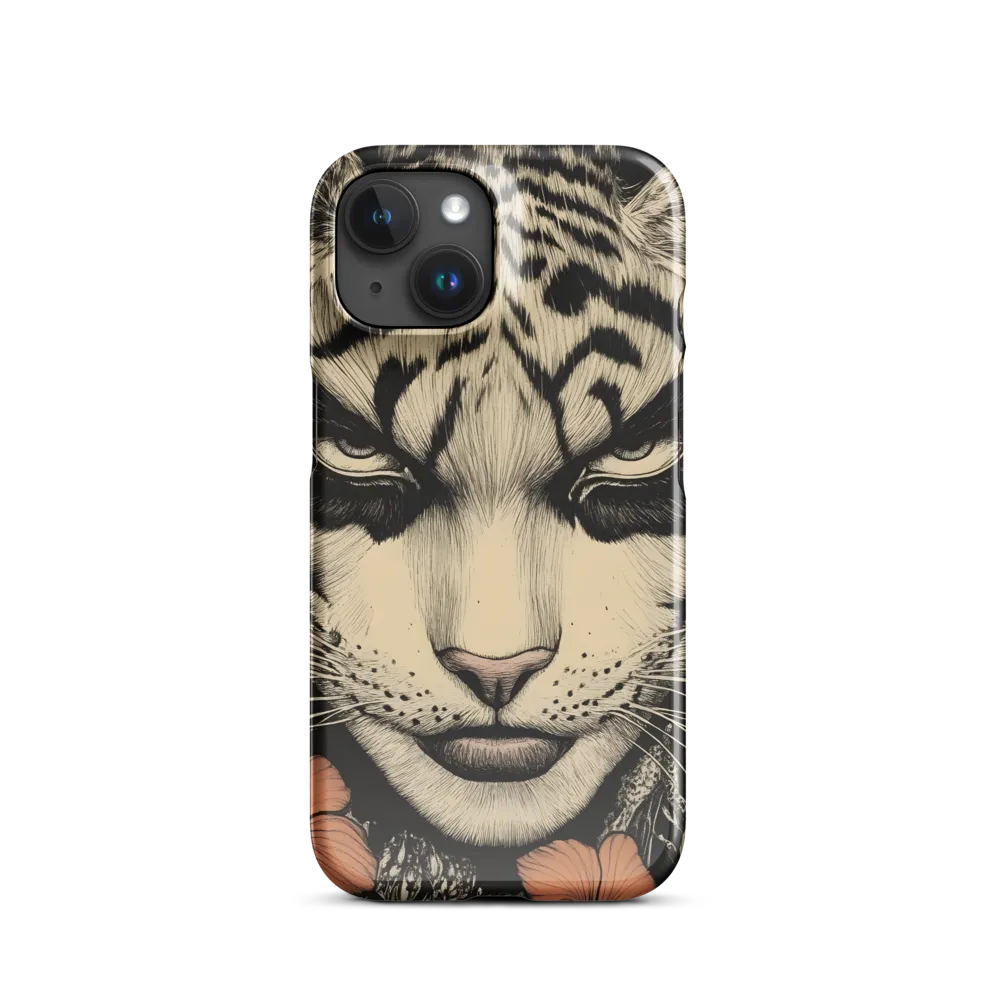 Feline Majesty: The Human-Leopard Connection | Phone Case |  15 | Snap Case | Glossy