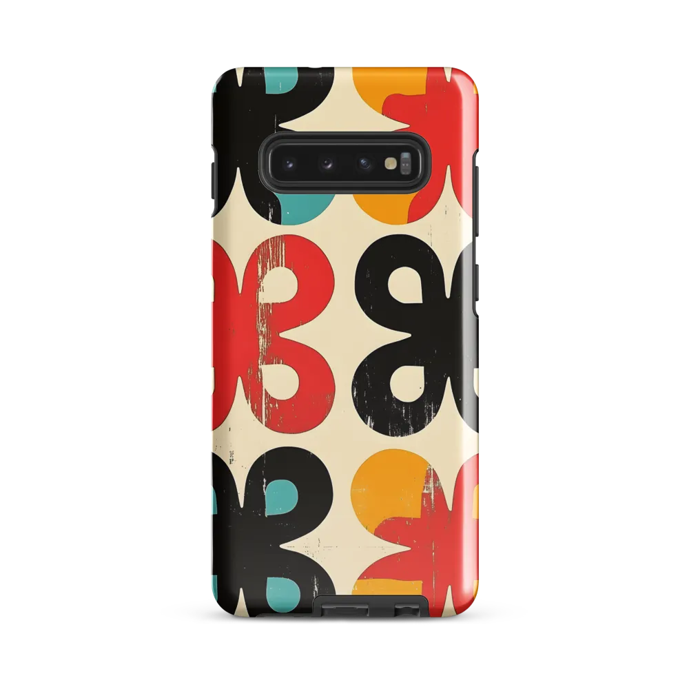 Geometric Playfulness | Phone Case |  S10 Plus | Tough Case | Glossy