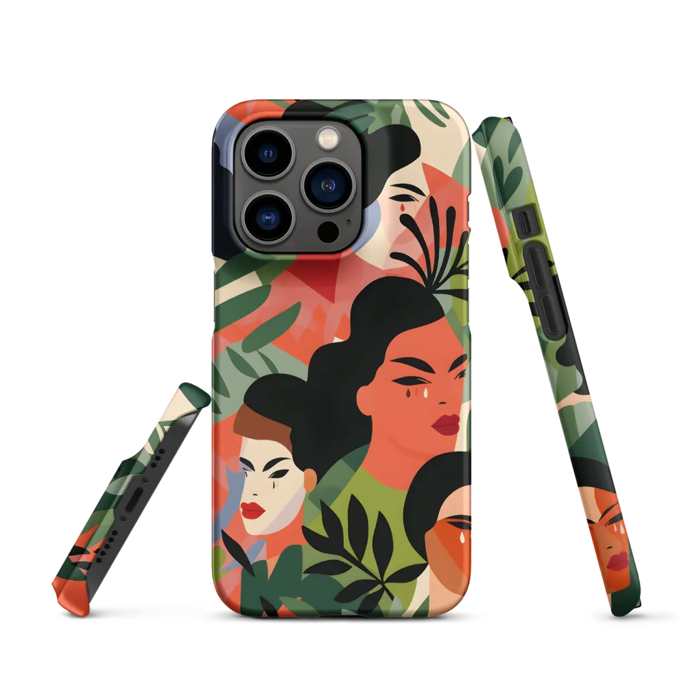 Harmony of Nature and Femininity | Phone Case |  14 Pro | Snap Case | Matte