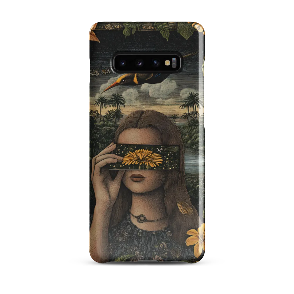 Veil of Nature: A Surreal Embrace | Phone Case |  S10 Plus | Snap Case | Glossy