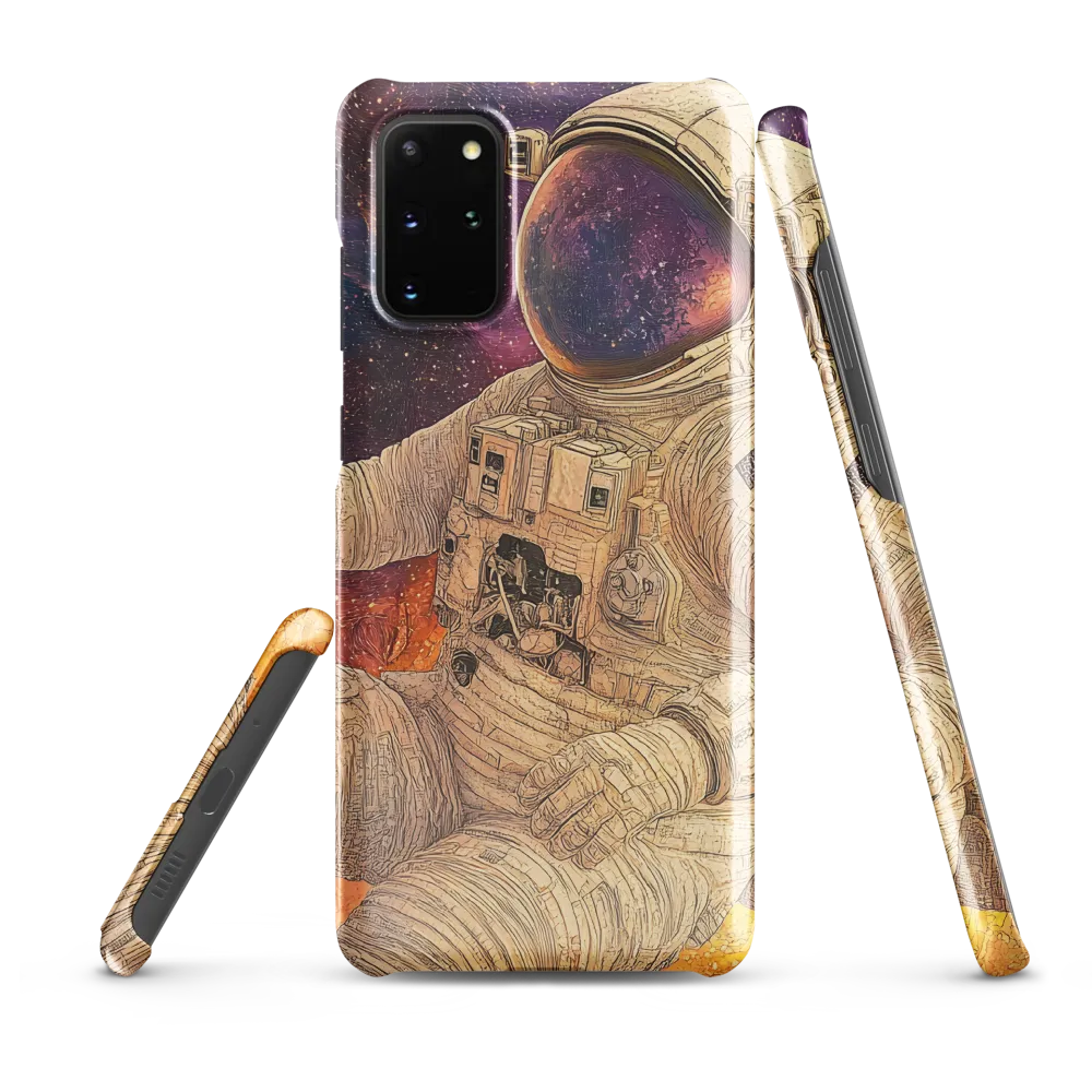 Nebular Mosaic — Seated Astronaut