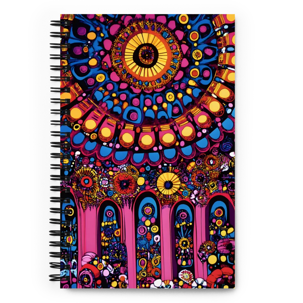 Whimsical Mandala Symphony | Spiral Notebook