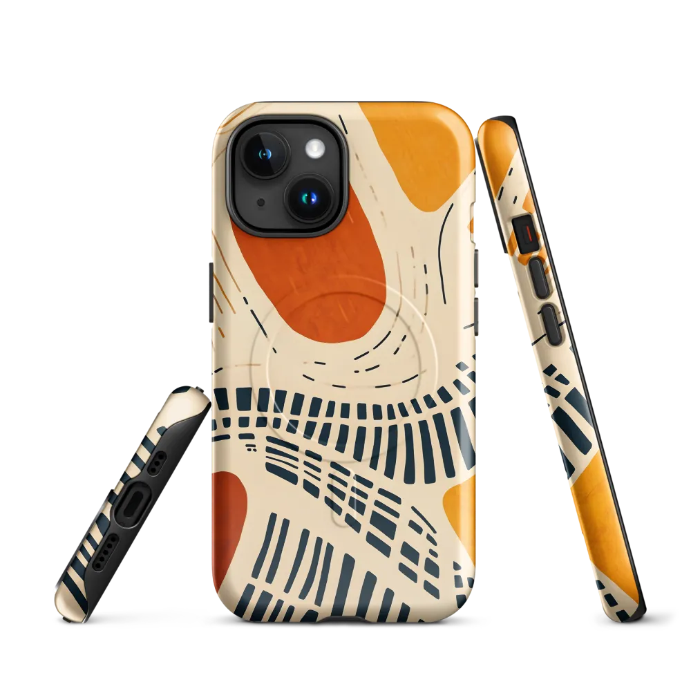Urban Patterns in Harmony | Phone Case |  15 | MagSafe® Tough Case | Glossy