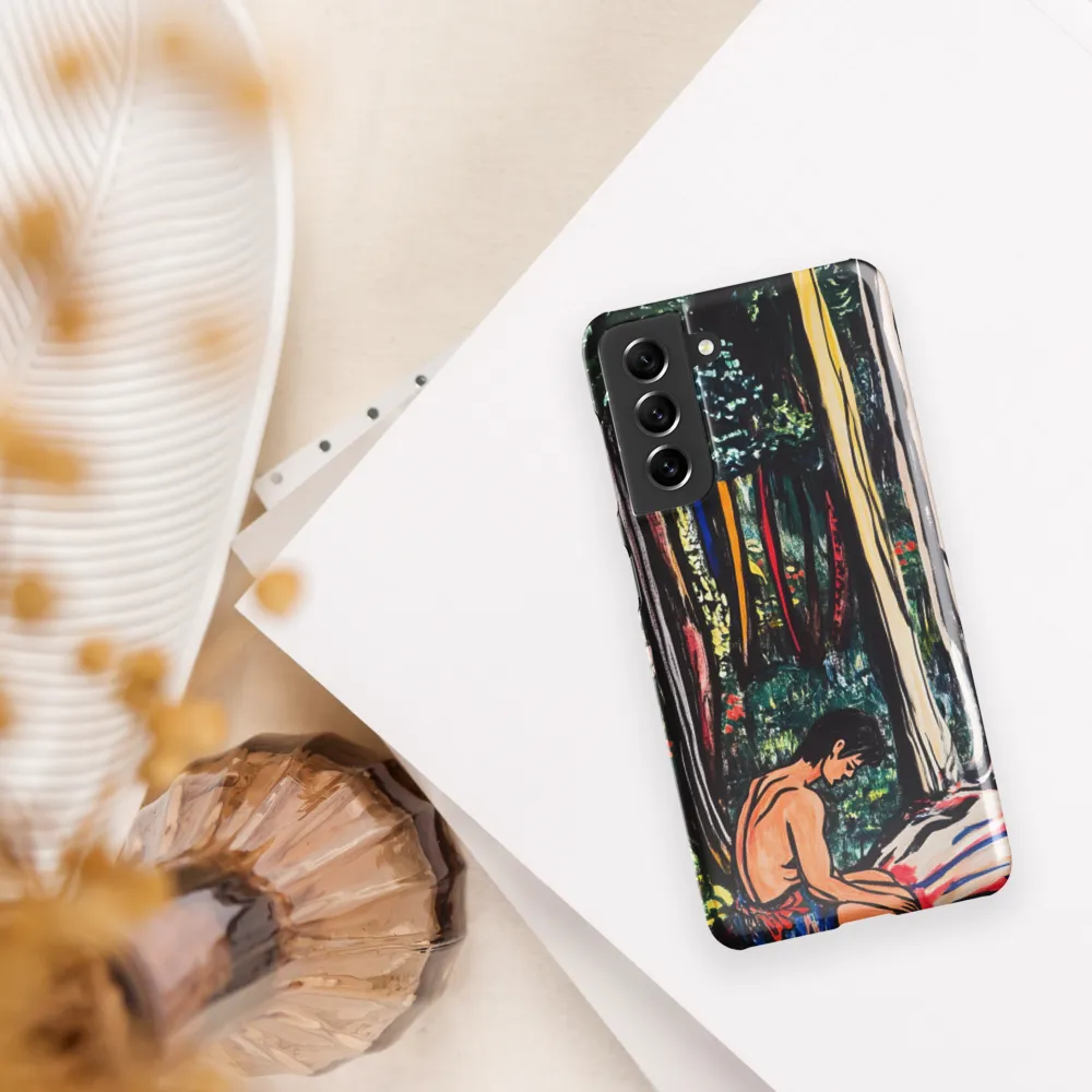 Contemplation in Nature | Phone Case |  S21 | Snap Case | Glossy