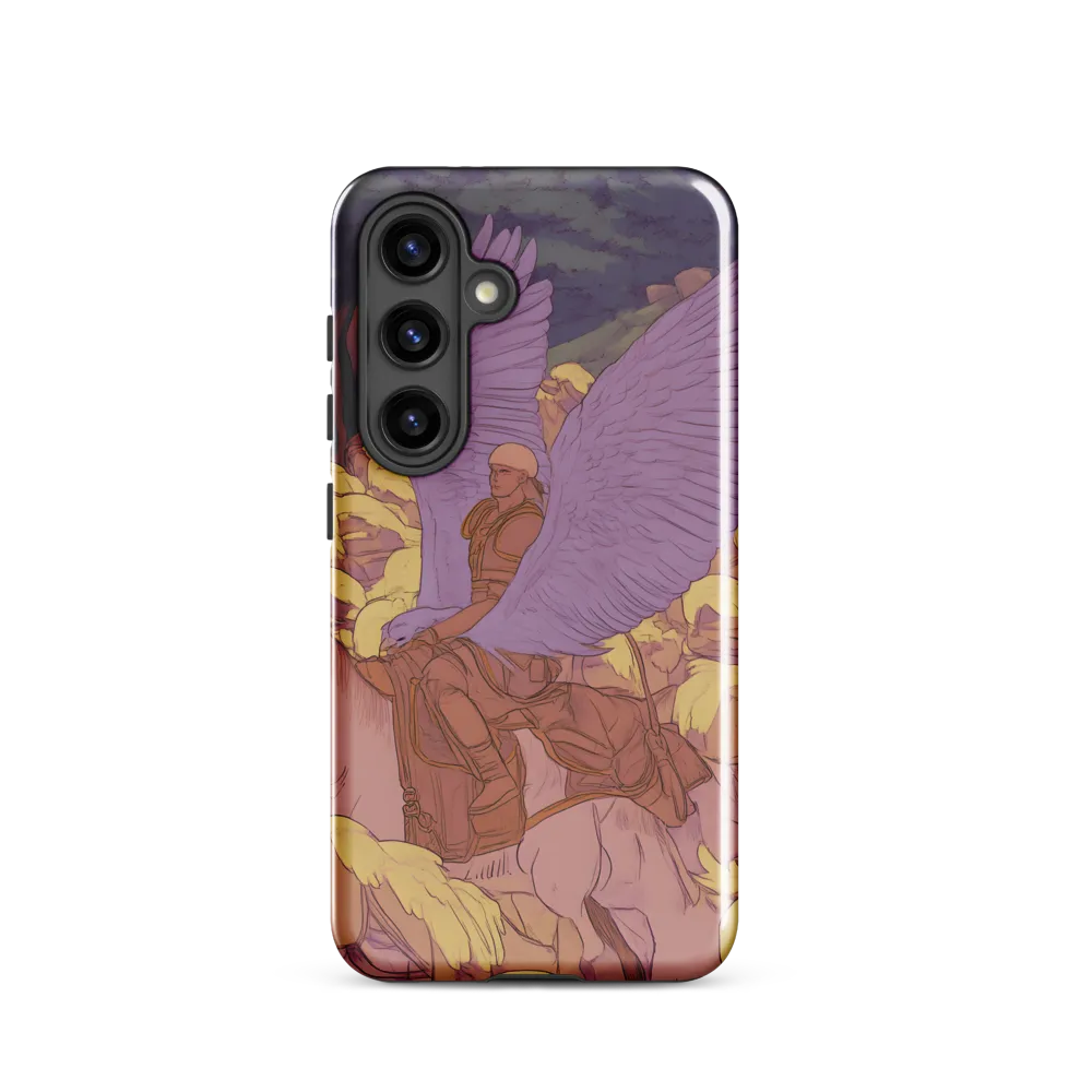 The Winged Guardian | Phone Case |  S24 | Tough Case | Glossy