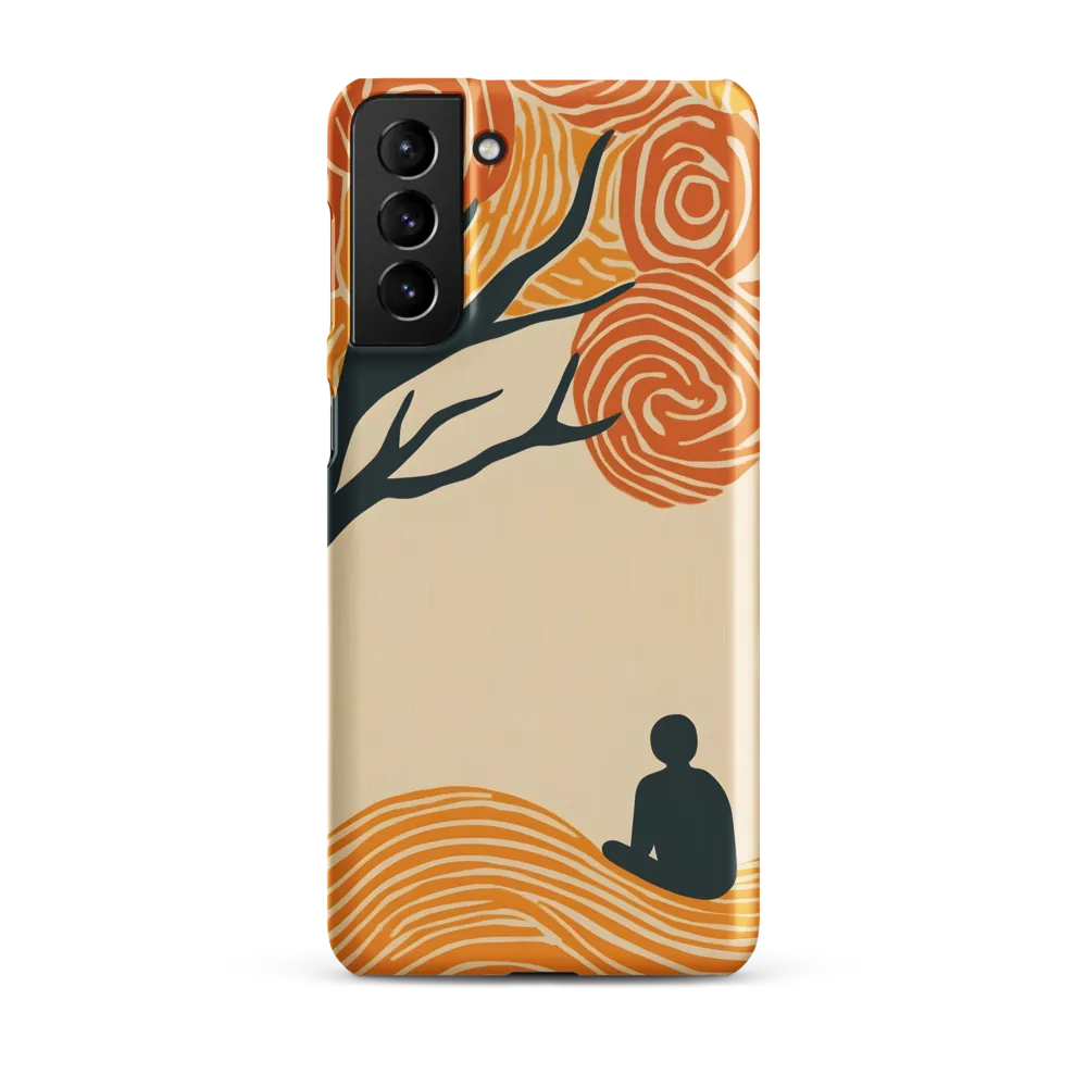 Silent Reflections under Swirling Leaves | Phone Case |  S21 Plus | Snap Case | Matte