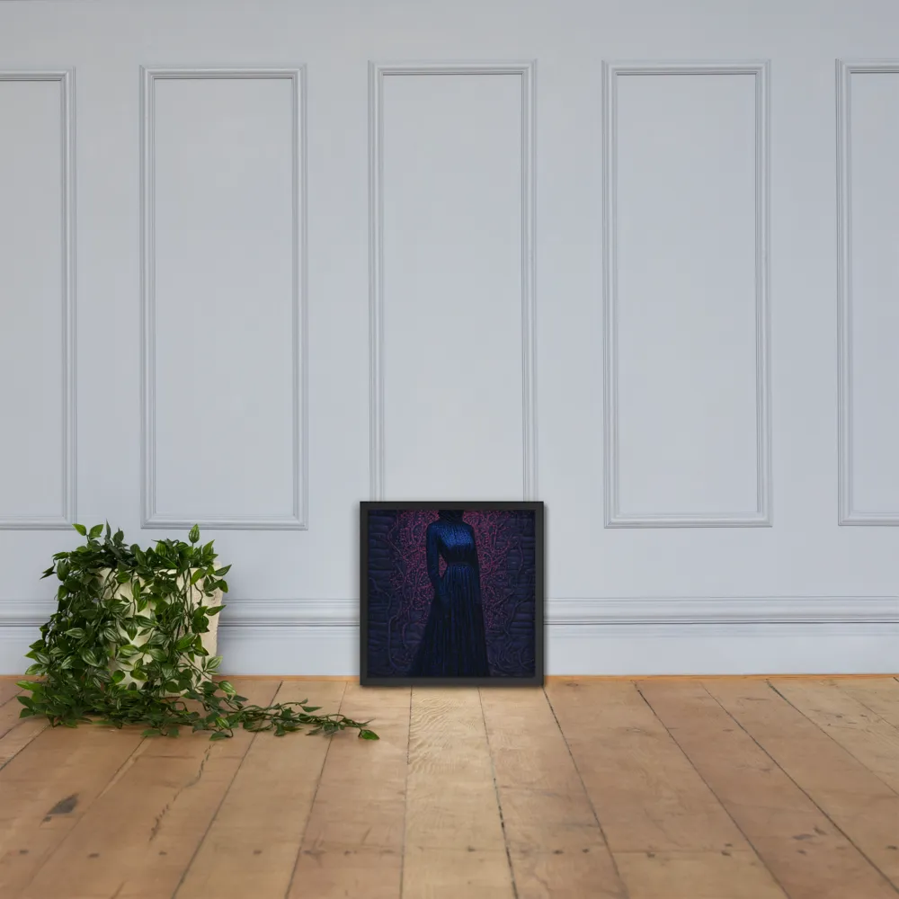 Veil of Enigma | Poster with Black Frame | 16″×16″