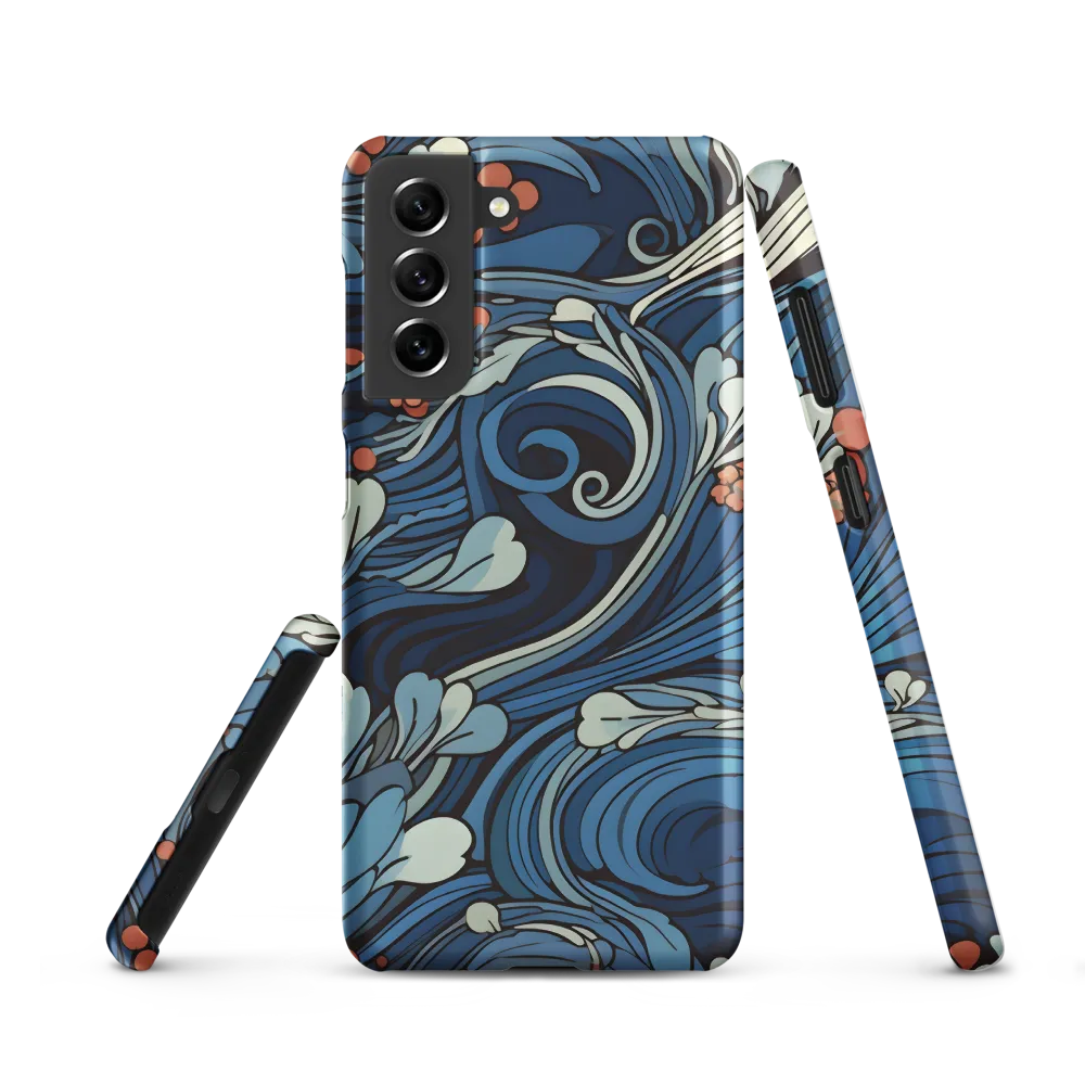 Nature's Elegance: An Oceanic Tapestry | Phone Case |  S21 | Snap Case | Matte