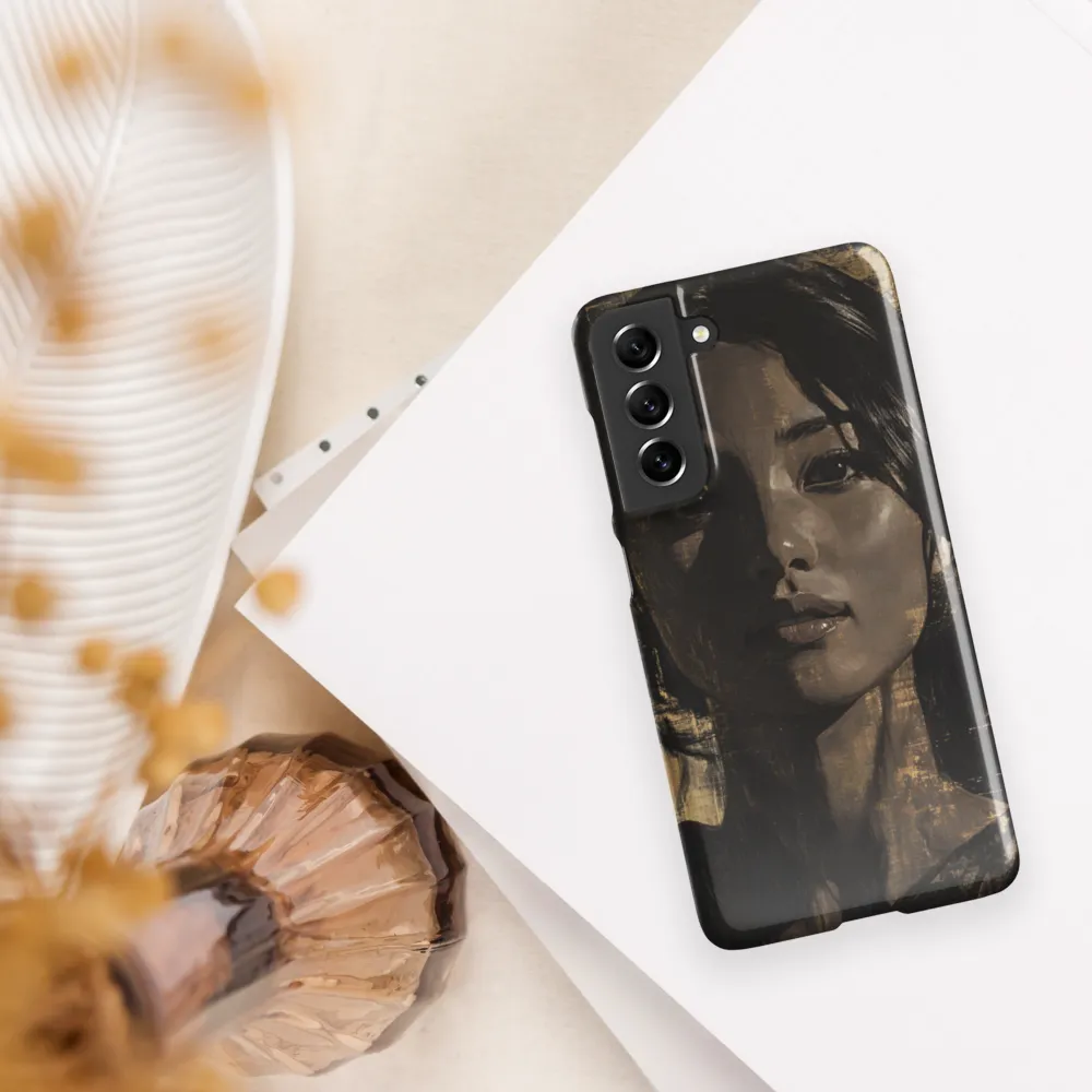 Golden Gaze: A Contemporary Portrait