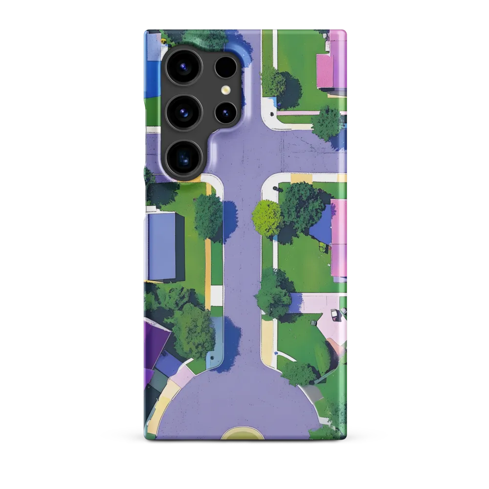 Aerial Harmony: Suburban Crossroads