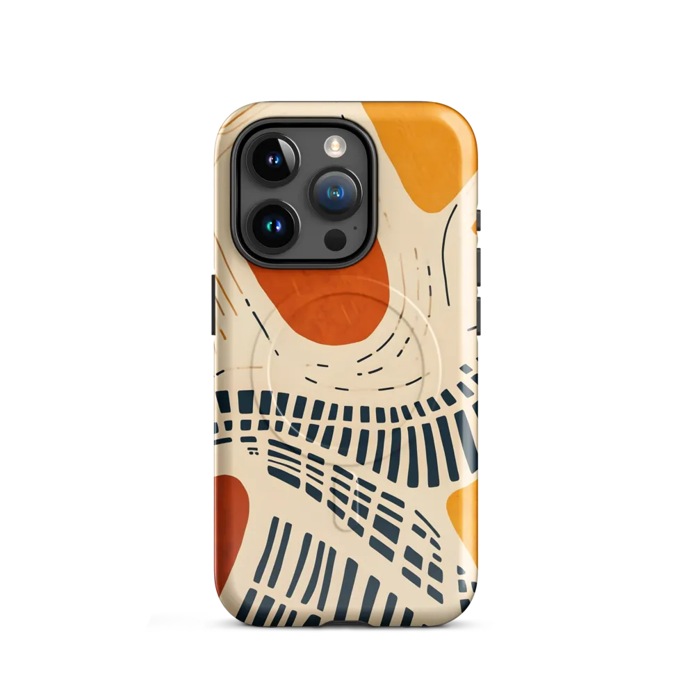 Urban Patterns in Harmony | Phone Case |  15 Pro | MagSafe® Tough Case | Glossy