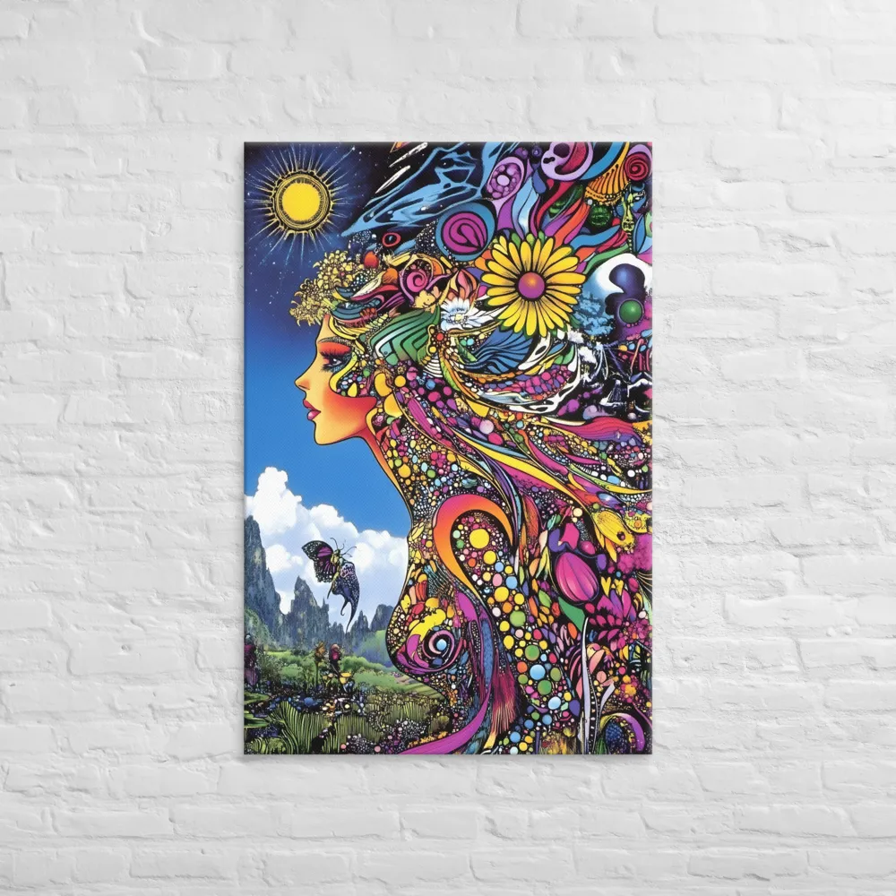 Harmony in Color: A Psychedelic Reverie | Art Print