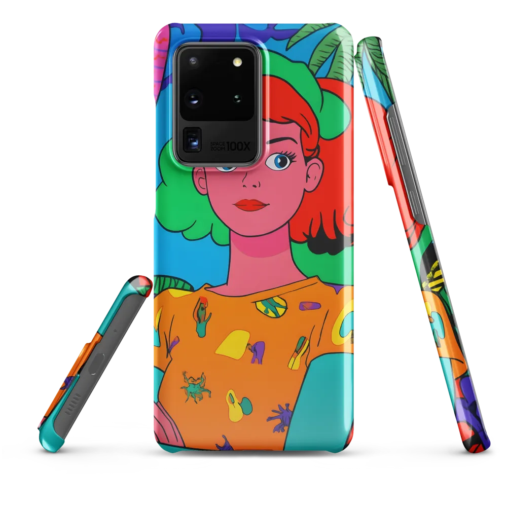 Tropical Vibes: A Playful Portrait