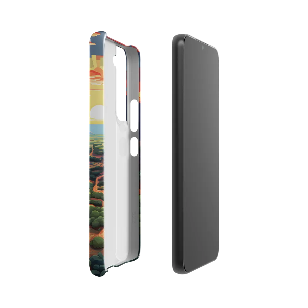 Desert Serenity at Dusk | Phone Case |  S22 | Snap Case | Glossy