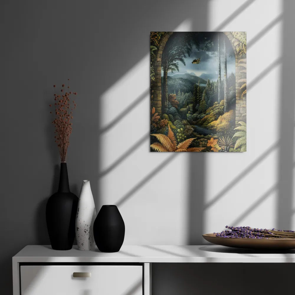 Whispers of the Enchanted Forest | Metal Print | 16″×20″