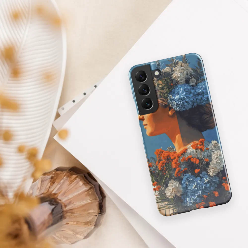 Floral Reverie: A Portrait of Serenity