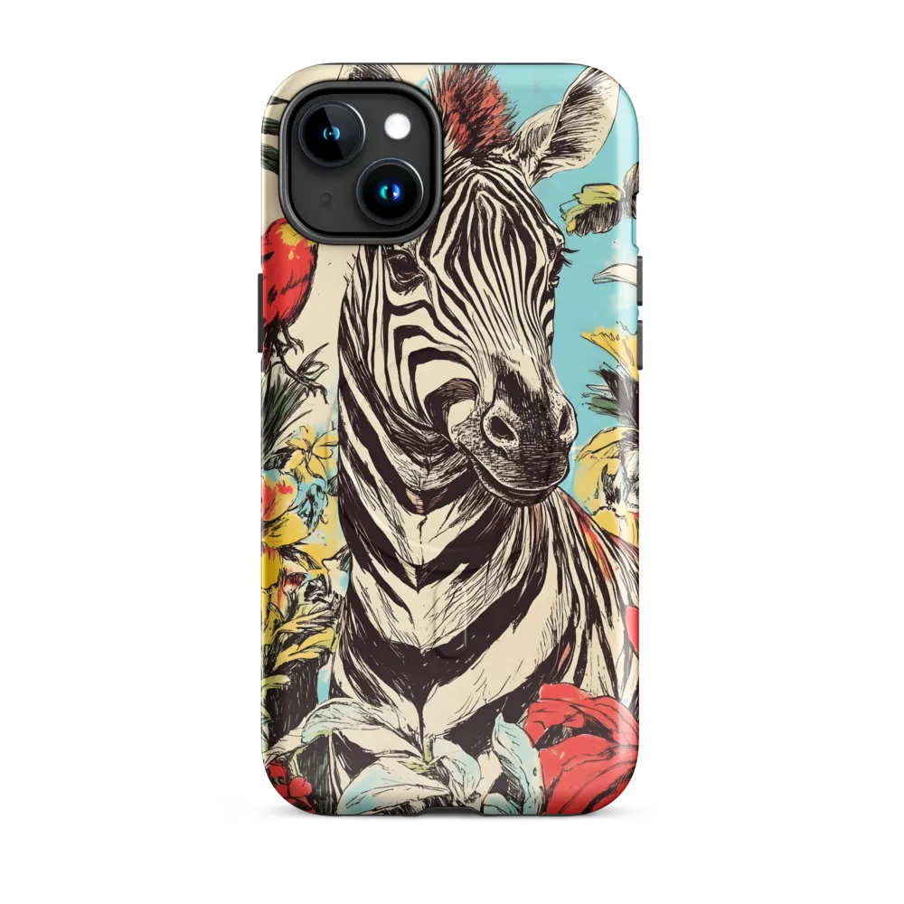 Zebra in Tropical Reverie