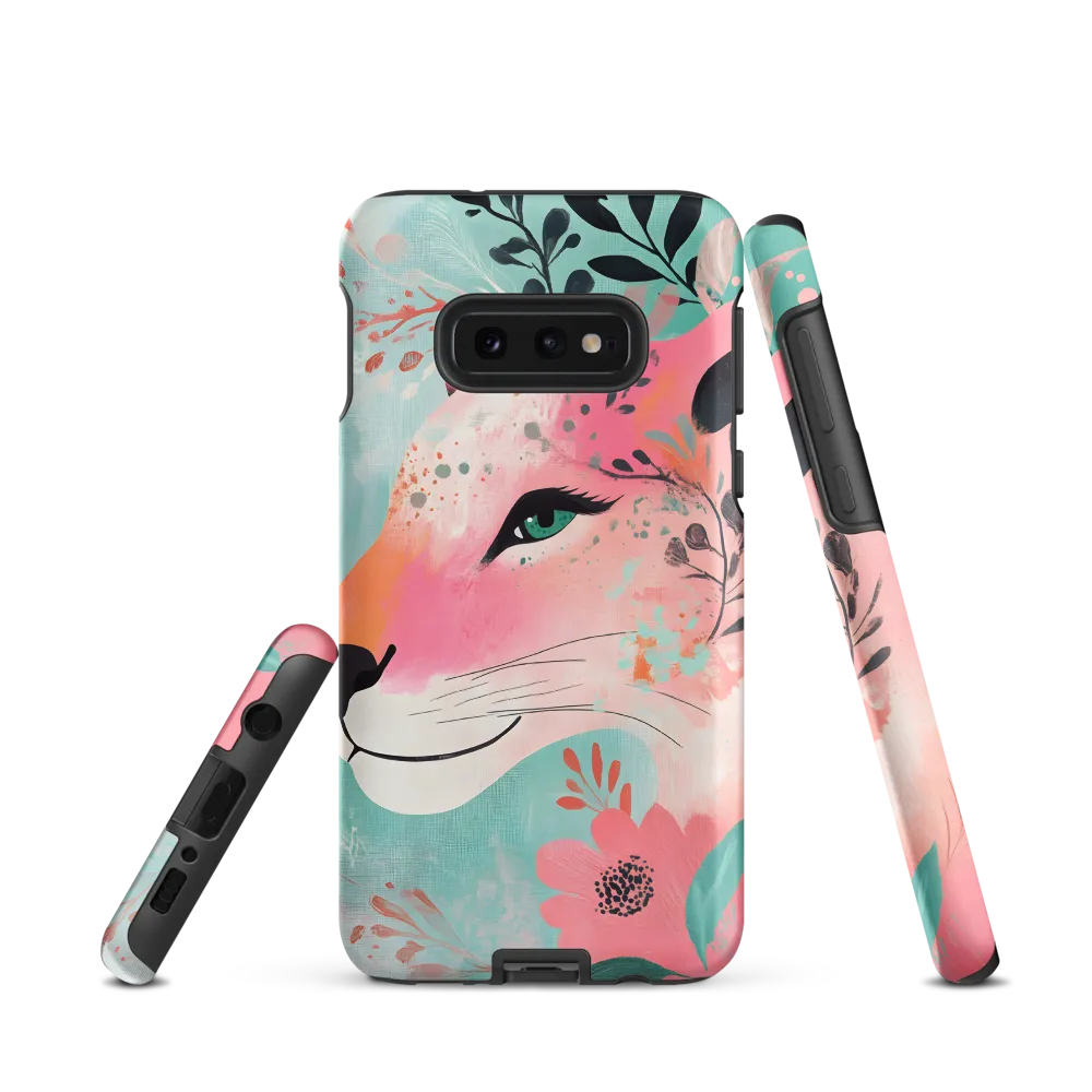 Whimsical Majesty: A Floral Lion