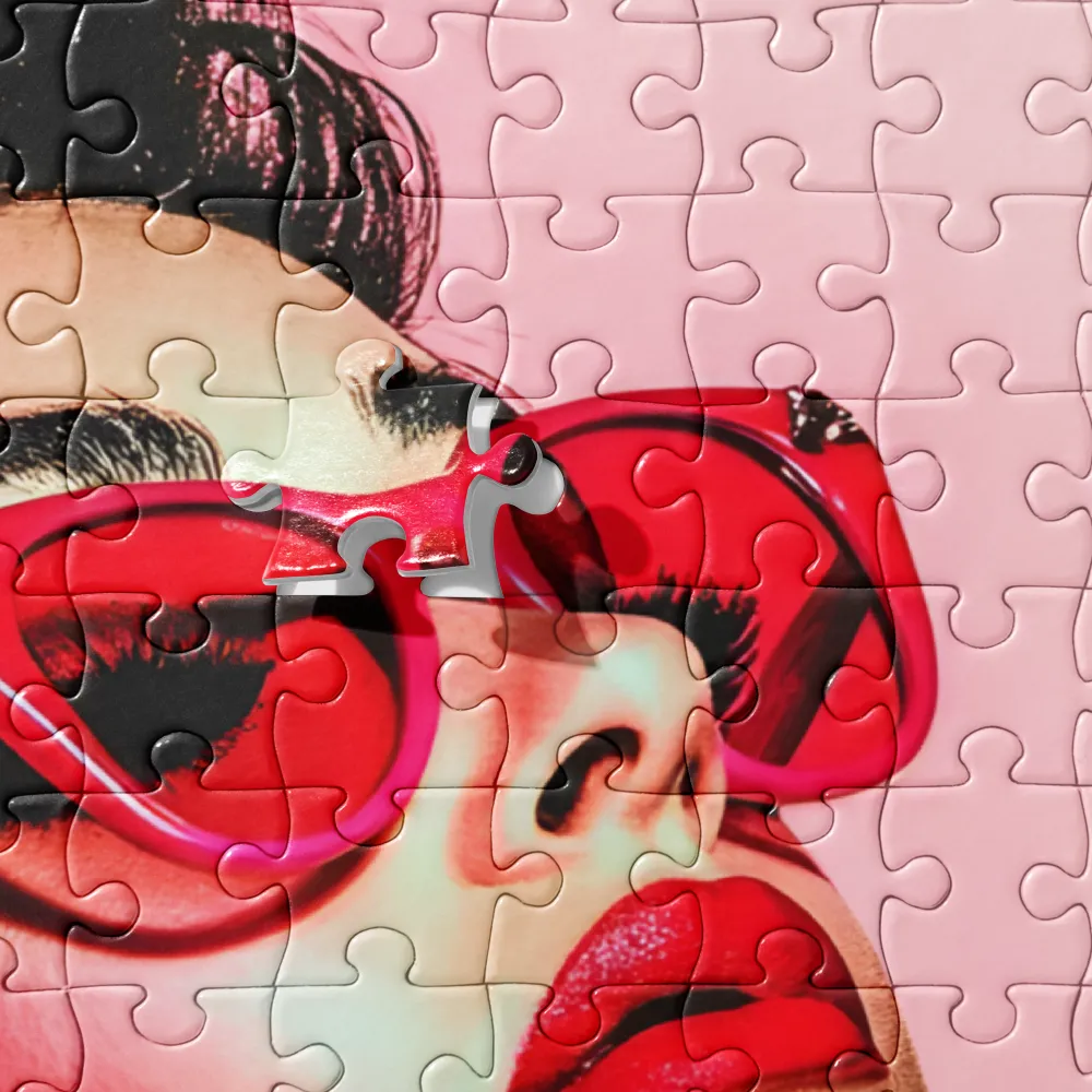 Striking Confidence in Red | Jigsaw Puzzle | 252 pieces