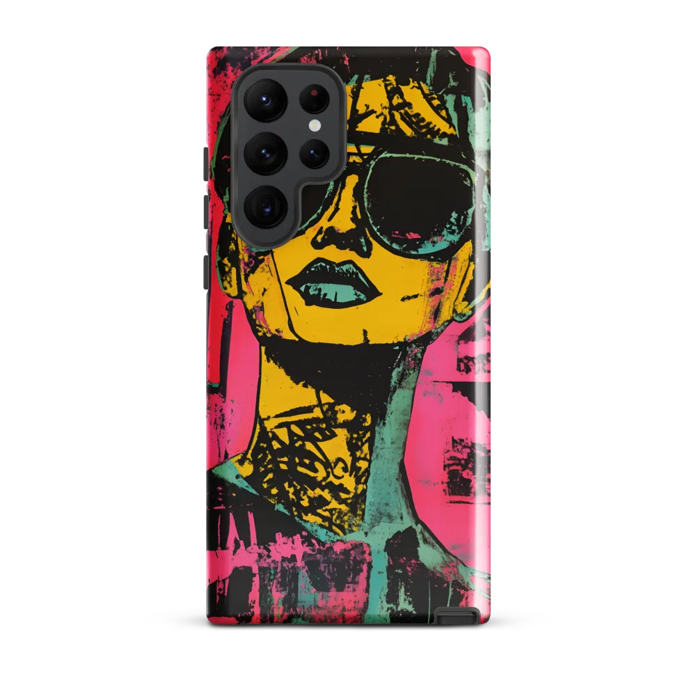 Confident Portrait in Neon Colors