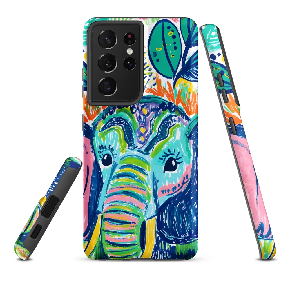 Whimsical Elephant Portrait