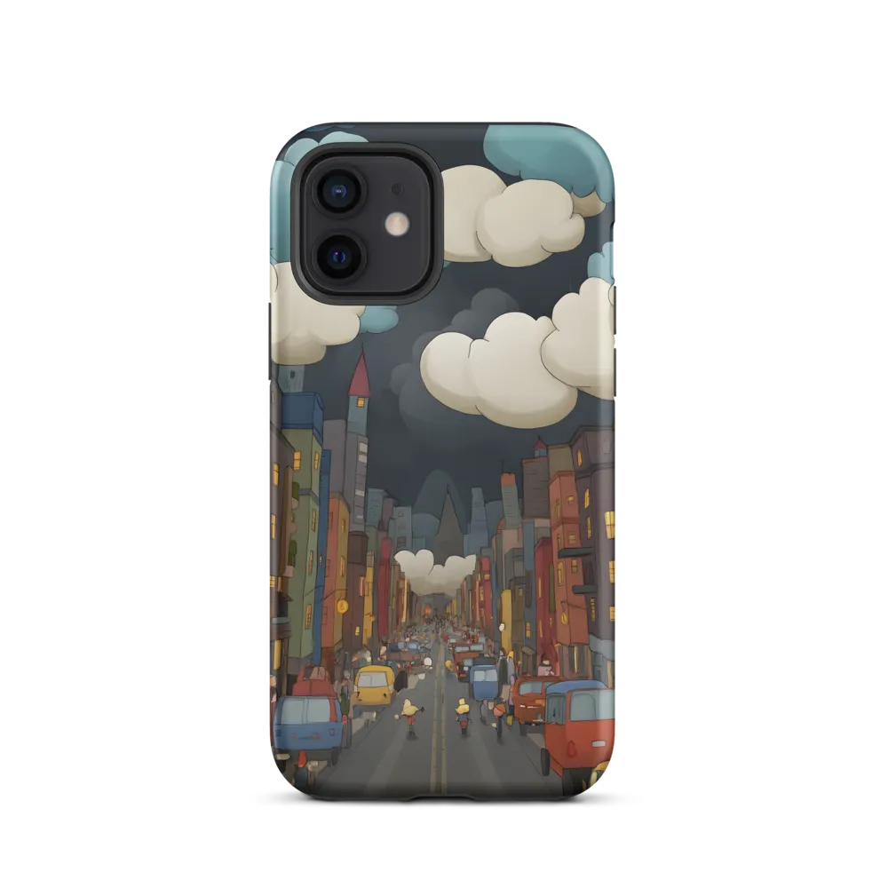 Urban Symphony: A City Awakens at Dusk | Phone Case |  12 | Tough Case | Matte