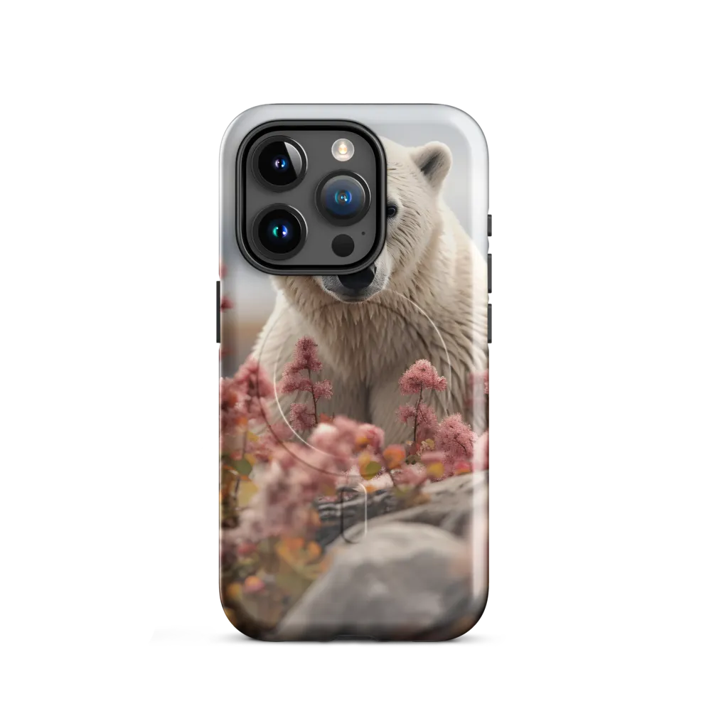 Curiosity Among Blooms: The Polar Bear