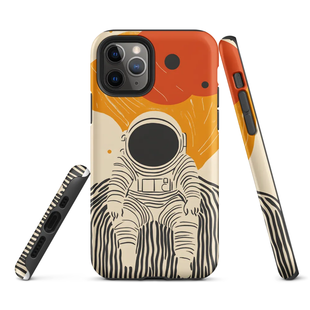 Astronaut in Cosmic Thoughts | Phone Case |  11 Pro | Tough Case | Matte