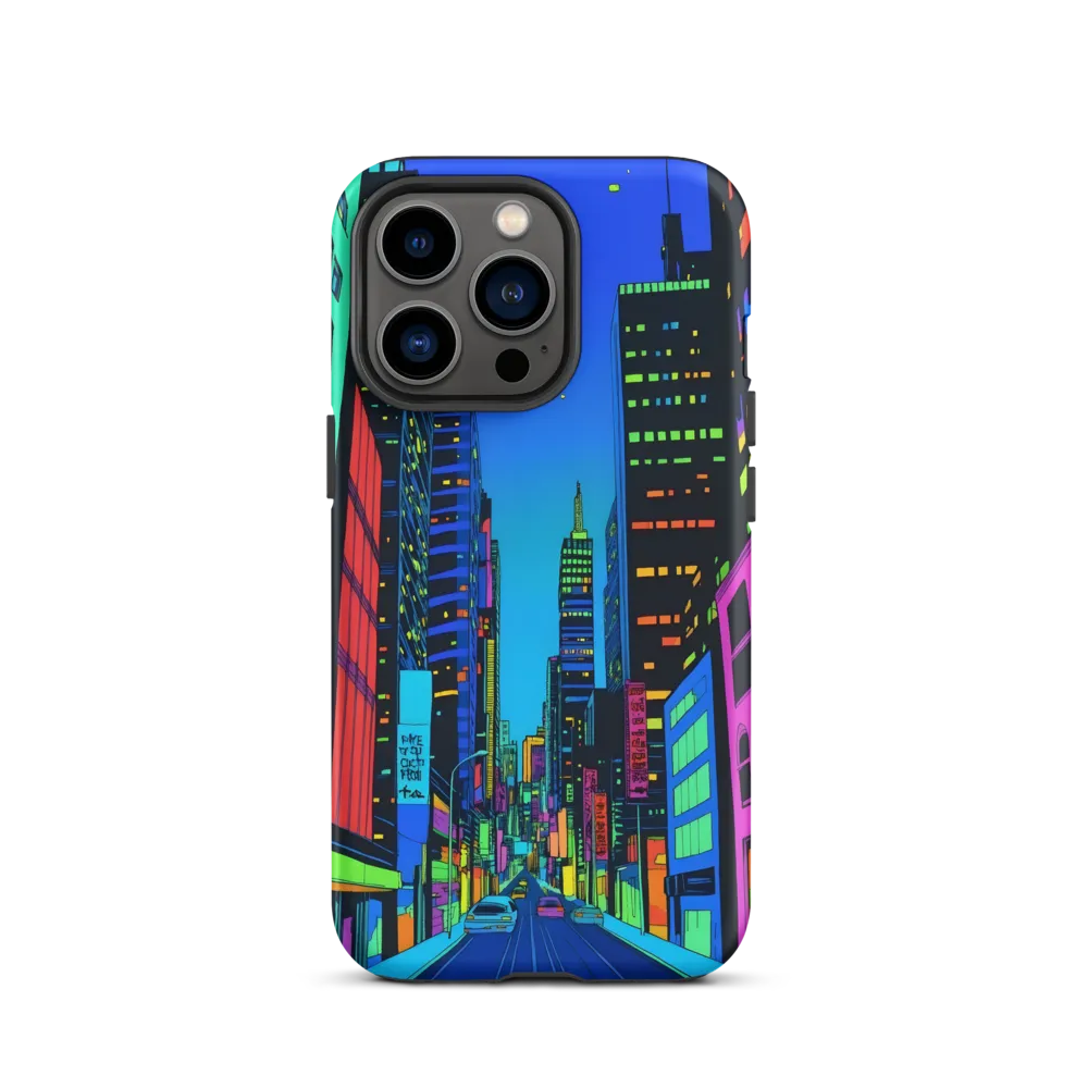 Neon Dreamscape: A Futuristic City at Dusk
